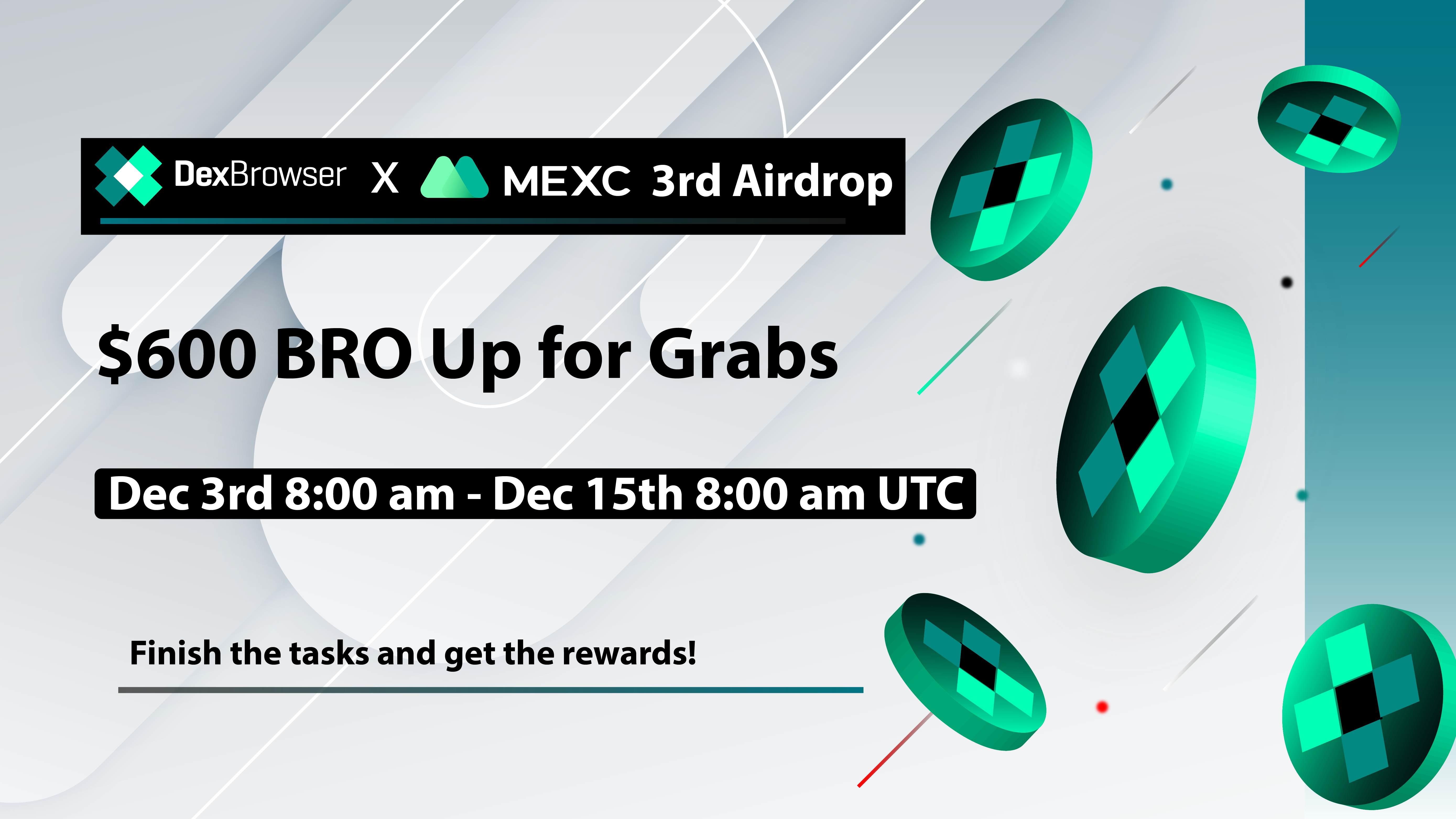 Join the 3rd DexBrowser x MEXC AirDrop!